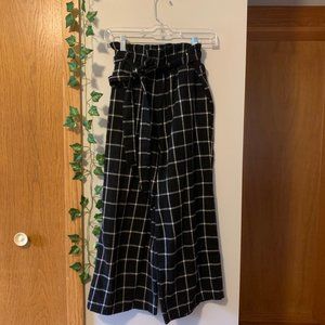 Wide Leg Cotton Pants Size S